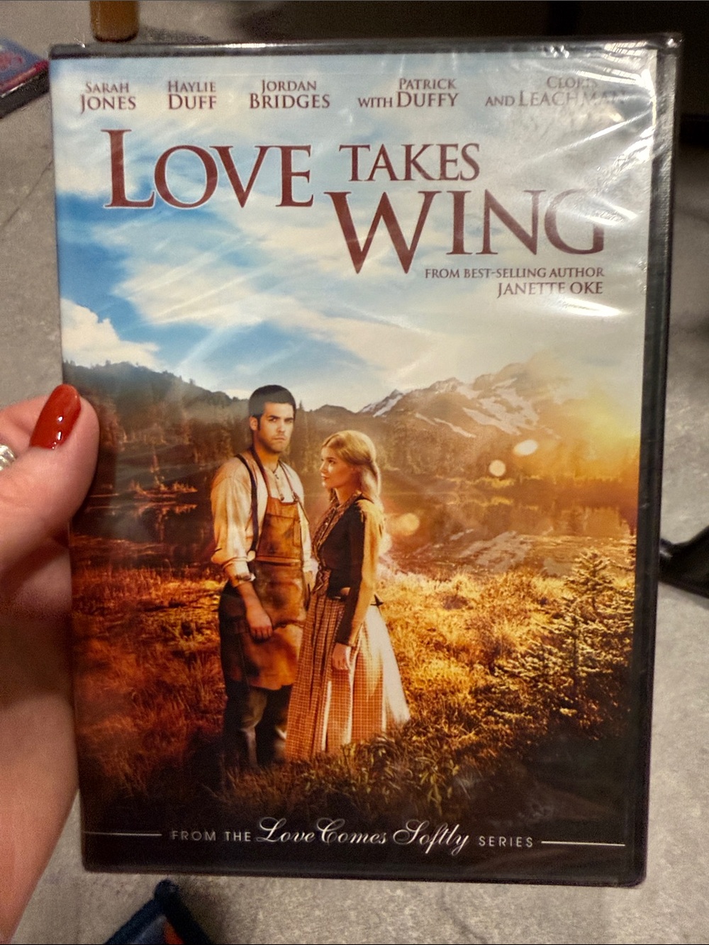 Hallmark Love Takes Wing DVD — Blue and Brown Cover Art